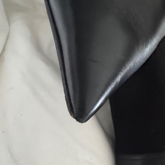 Balmain Black and Gold Heeled Ankle Boots - Picture 5 of 8